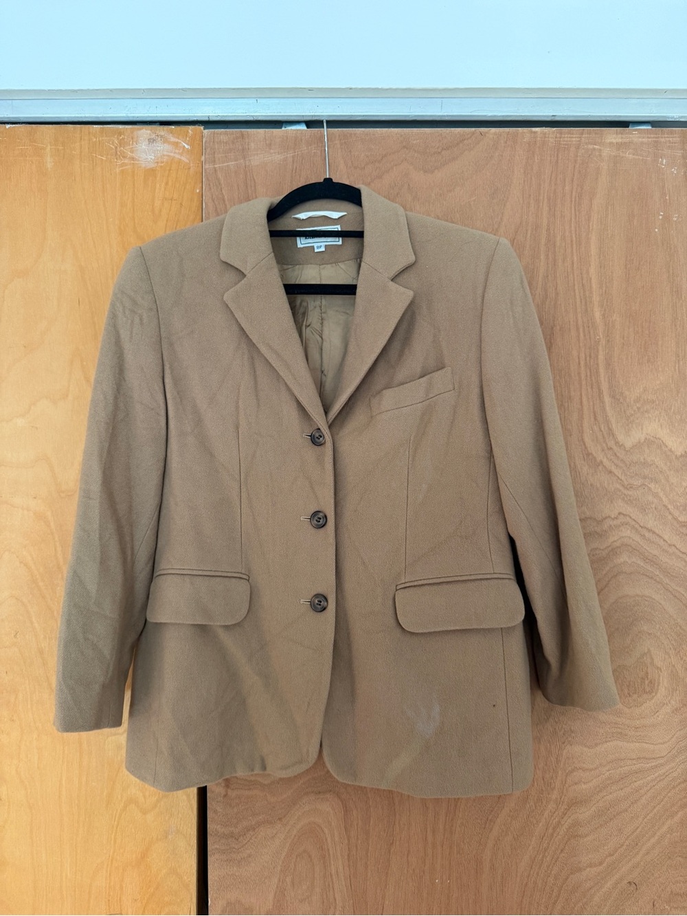 L.L. Bean Women's Tan Single-Breasted Blazer